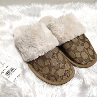 รองเท้า Coach FG4640 💯% รองเท้าSlipper