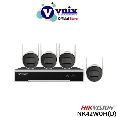Hikvision ชุดกล้อง Wi-Fi Kit รุ่น NK42W0H(D) สินค้ารับประกันศูนย์ 3 ปี by VNIX GROUP