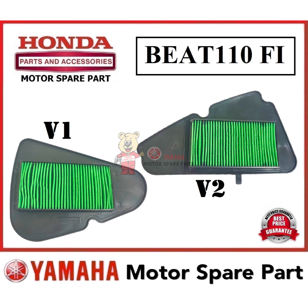 HONDA BEAT110 FI AIR CLEANER 0 PENAPIS UDARA FILTER BEAT 110 FI BEAT110-FI BEAT 110-FI V1 V2 HONDA