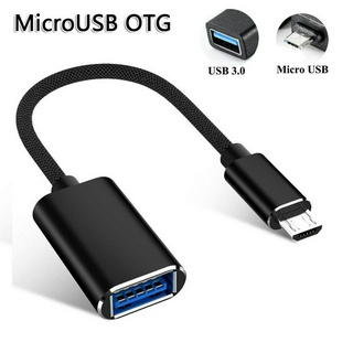 สายเคเบิลแปลงโทรศัพท์มือถือ USB 3.0 ต่อเข้า Micro USB OTG สำหรับ Android