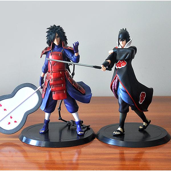 ฟิกเกอร์ PVC อนิเมะนารูโตะ Uchiha Madara Uchiha Sasuke ขนาด 18 ซม. จํานวน 2 ชิ้น ต่อชุด