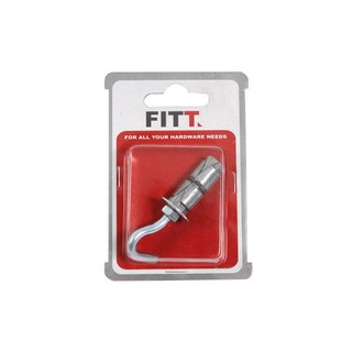 พุ๊ก LEAD พร้อมตะขอ 1/4" 1 ตัว | FITT | 8855952026705 พุ๊ก อุปกรณ์ยึดติด ต่อเติมซ่อมแซมบ้าน พุ๊ก LEAD พร้อมตะขอ 1/4" 1 ต