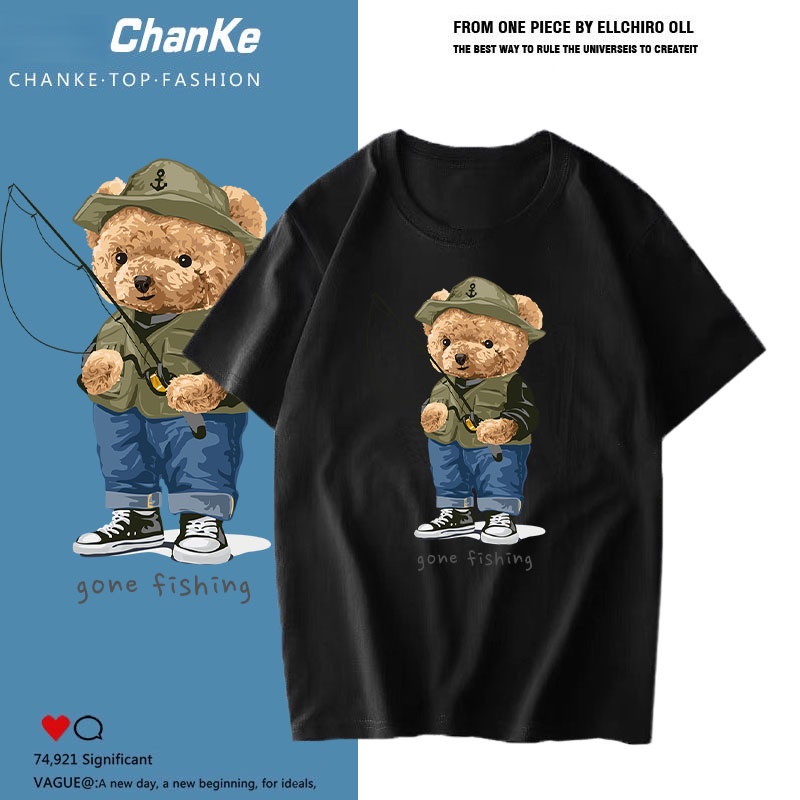เสื้อยืดคอกลม New Collection ลายเเฟชั่นสุดเท่ห์ T-788