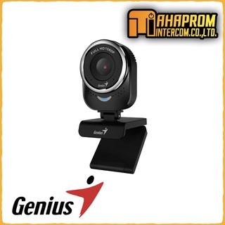 WEBCAM (เว็บแคม) GENIUS QCAM 6000 FULL HIGH DEFINITION 1080P (BLACK).