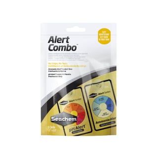 Seachem Alert Combo™ 6 Month Alert Combo™ Seachem sensor technology แพ็คคู่ แถบเตือนวัดค่าแอมโมเนีย และค่า PH ในตู้ปลา