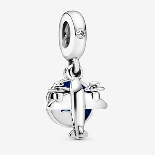 (พร้อมส่ง)*New*Pandora Propeller Plane Dangle Charm