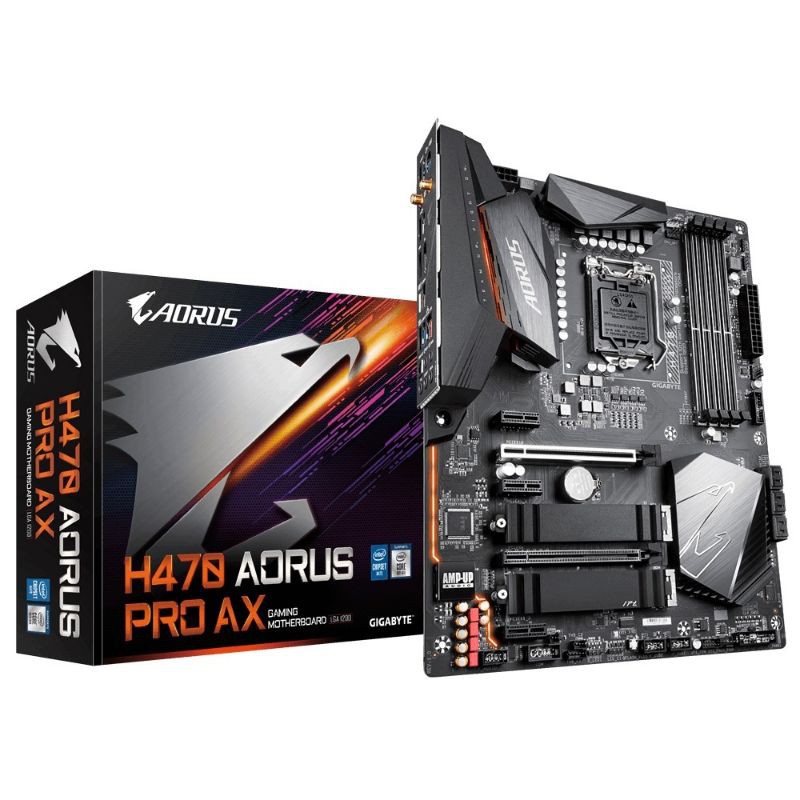 MAINBOARD (เมนบอร์ด) 1200 GIGABYTE H470 AORUS PRO AX ของใหม่ ประกัน3ปี