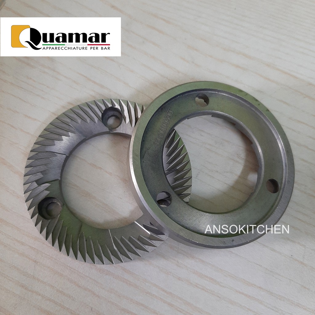 Quamar ชุดฟันบด / เฟืองบดกาแฟ 63 มม. Flat Burr สำหรับเครื่องบดกาแฟ Quamar รุ่น M80 , M80E , M80 Top และ M Series