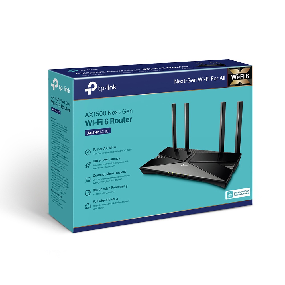 TP-LINK Archer AX10  AX1500 Wi-Fi 6 Router