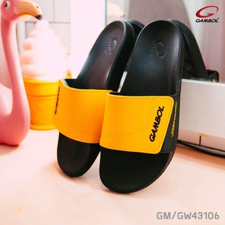 รองเท้าแตะแบบสวม Gambol [ 43106 ถูกสุดในไทย Size 36-44] ชาย หญิง ปรับได้ slide sandals Join the way แกมโบล GM4310