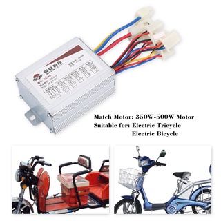 กล่องควบคุมมอเตอร์มีแปรงถ่าน 24V 500W สําหรับรถจักรยานไฟฟ้า สกูตเตอร์ E-Bike