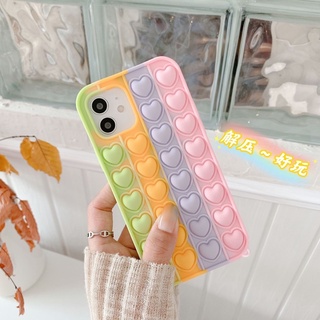 !!!พร้อมส่ง!!!Iphone CasePopit หัวใจสีสวยมาก 7/7s 7plus/8plus X/Xs Xr Xs pro max 11 11pro 11 pro max 12/12pro 12 pro max