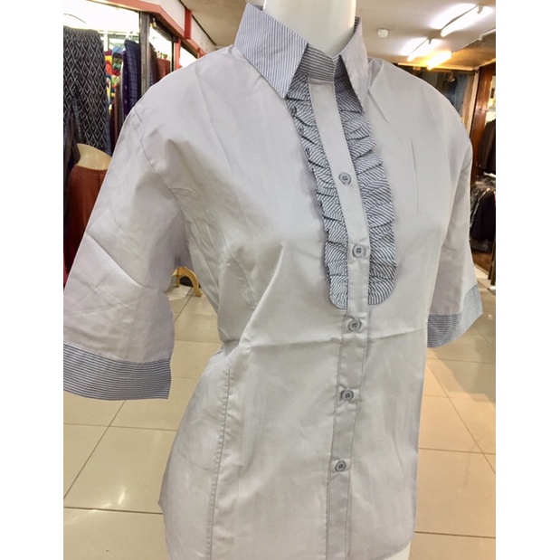 เสื้อลายริ้วผ้าทอเนื้อละเอียด
