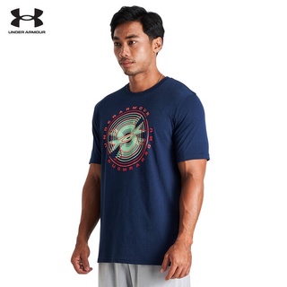 Under Armour เสื้อยืดผู้ชาย รุ่น SAPAC M Graphic Cttn Tee 7 สีน้ำเงินลายการ์ตูน