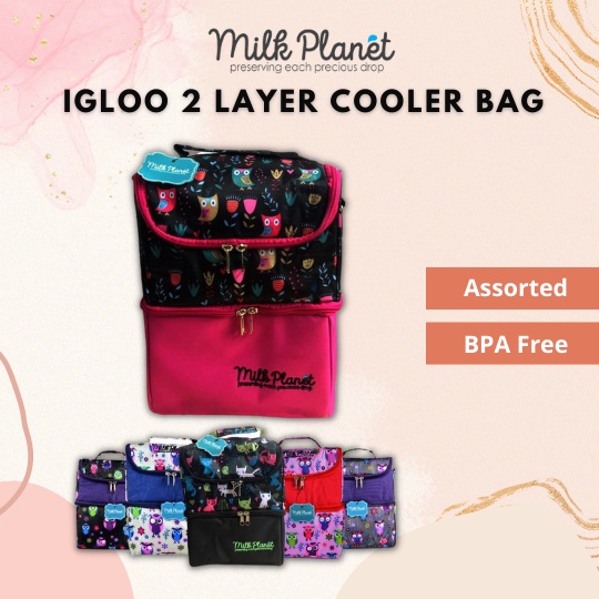 Milk Planet Igloo Cooler Bag / กระเป๋าเก็บความเย็น / Beg Botol Susu