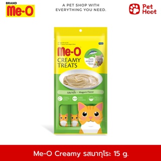 Me-O Cat Creamy Treats ขนมแมวเลีย รสมากุโระ 15 g. x 4 ซอง (1 แพค)