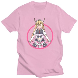 ขายดี!ขายดี เสื้อยืดลําลอง แขนสั้น คอกลม พิมพ์ลาย Miss Kobayashis Dragon Maid Character Uni Pure 14 สี JFlnki13ELamec27