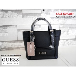 กระเป๋า Guess Tote Bag หนัง สีสวย ลายคลาสิค ทรง Tote สวยมากๆค่ะ หนัง