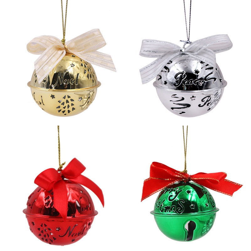 CH ตกแต่ง Xmas Bell Jingle Bells เครื่องประดับต้นคริสต์มาส Decor จี้ต้นคริสต์มาส Jingle Bell สําหรับ