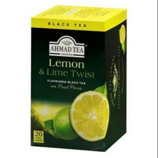 AHMAD TEA Lemon &amp; Lime Twist ชาอาหมัด เลมอน 20 ซอง