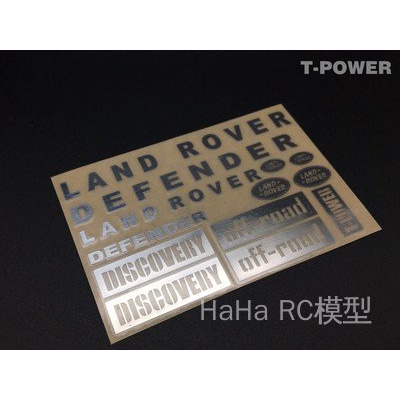 1/10 1/8 จําลองรถปีนเขา SCX10 JEEP KM2 90046 94180 TRX4 Land Rover Wrangler โลหะโลโก้รถสติกเกอร์