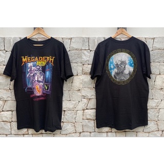 เสื้อวง MEGADETH  สั่งตรงจาก OFFICIAL ลิขสิทธิ์แท้ 100% นำเข้าจาก USAS-5XL