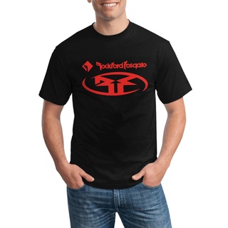 เสื้อยืด พิมพ์ลายโลโก้ Rockford Fosgate หลากสี แฟชั่นสําหรับผู้ชายS-5XL