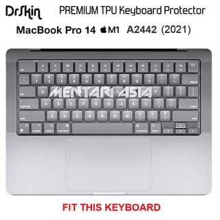 แผ่น TPU ป้องกันคีย์บอร์ด พรีเมี่ยม สําหรับ MacBook Pro 14 M1 A2442 2021 #2