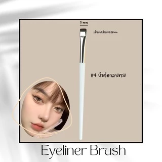 (พร้อมส่ง) แปรงเขียนอินไลเนอร์ ด้ามสีขาว แปรงเขียนอายไลเนอร์ เส้นเล็ก คมกริบ เส้นคมชัด เก็บรายละเอียดดีมาก (BR36)
