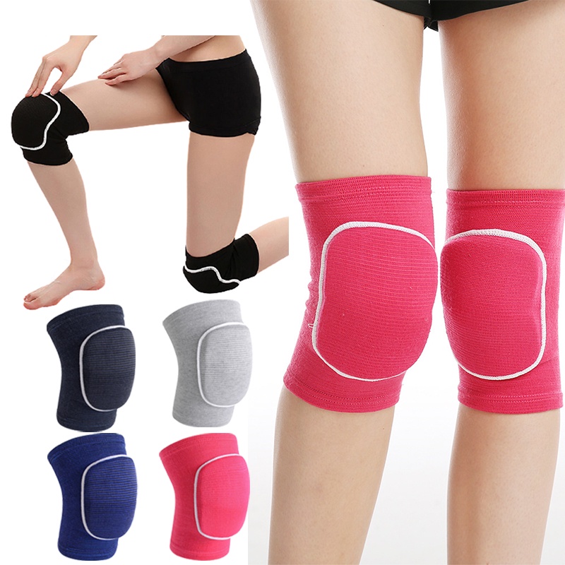 1pc เข่า Pads สําหรับเต้นรําวอลเลย์บอลโยคะผู้หญิงผู้ชาย Kneepad Patella รั้งฟิตเนส Protector ทํางานเกียร์
