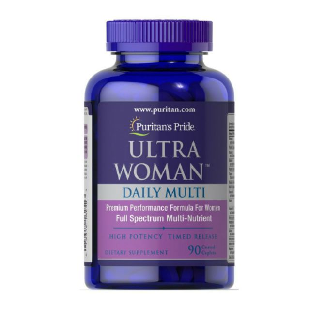Puritan ultra woman รุ่นธรรมดาและ MAX 90เม็ด และ Man วิตามินรวมสำหรับผู้ชาย จากอเมริกา 90 caplets - รูปที่ 4