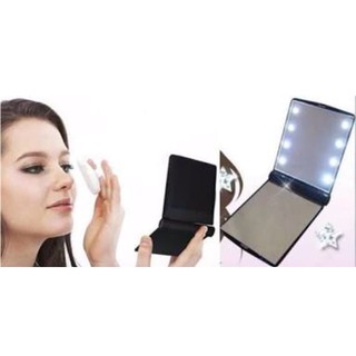 ถุกและดี - Cosmetic Mirror กระจกพกพา LED