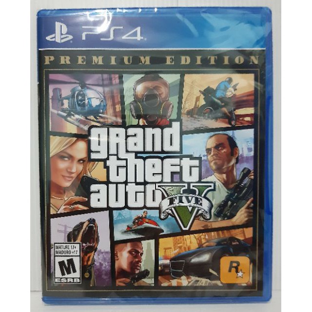 (มือ 1) PS4 : GTA V / Grand Theft Auto V : Premium Online Edition (Z.1/Eng)