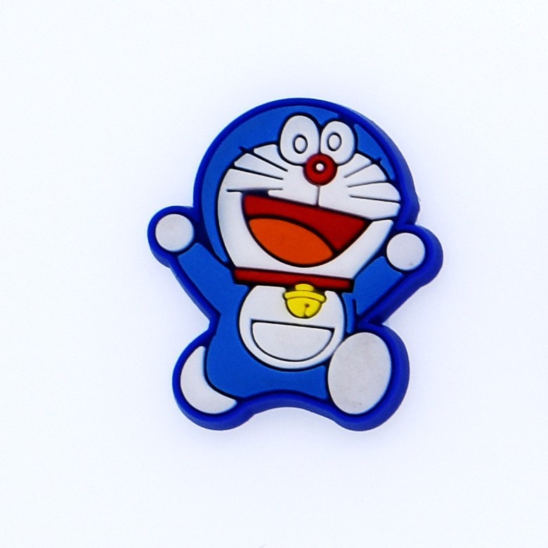 สําหรับ Crocs Jibbitz Pins สีสันน่ารัก Doraemon DIY รองเท้าปุ่ม Charm