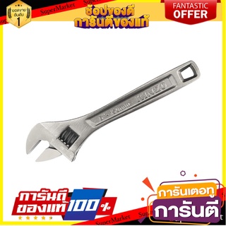 ประแจเลื่อนชุบนิกเกิล KINZO 150 มม. 6 นิ้ว สีดำ ประแจ ADJUSTABLE WRENCH KINZO 150MM 6” BLACK