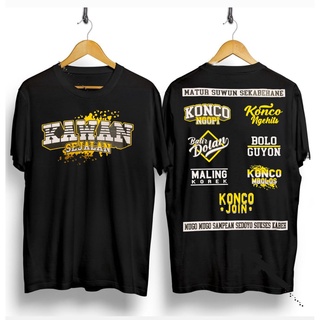 เสื้อยืดผ้าฝ้ายพิมพ์ลายขายดี เสื้อยืด ผ้าฝ้าย พิมพ์ลาย Konco Coffee Distro สไตล์สตรีท