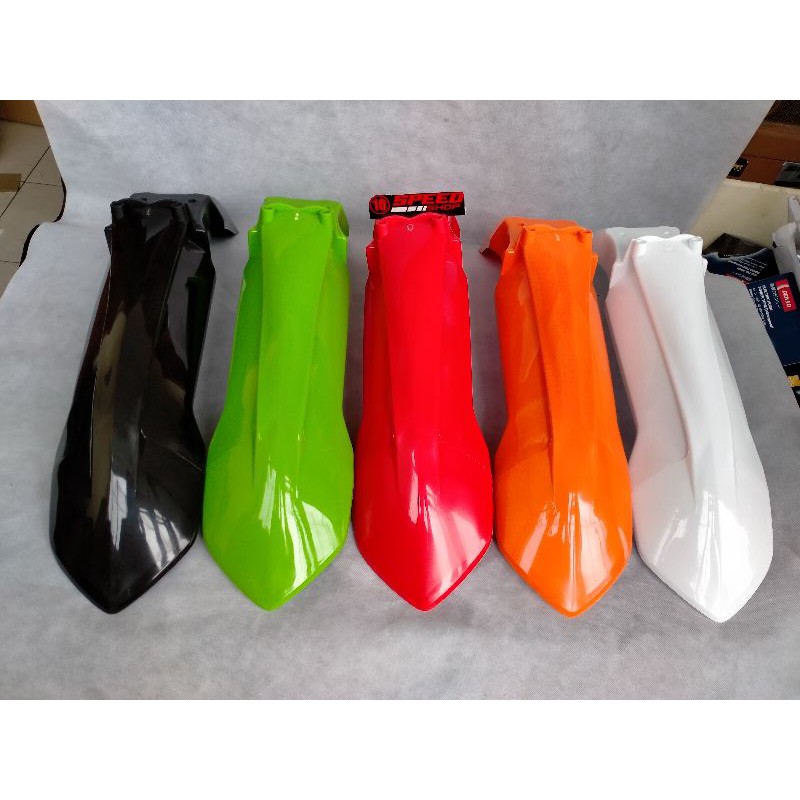 KTM 85 หกวัน บังโคลนหน้า supermoto | บังโคลนหน้า supermoto klx, crf, wr 150 รุ่น ktm 85