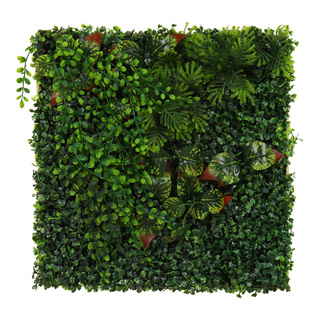 ที่สุด✅  แผงต้นไม้ประดิษฐ์แนวตั้ง PLANTS WALL แบบที่ 1/4 50x50 ซม. ARTIFICIAL VERTICAL PLANT PANEL PLANTS WALL NO.1/4 สิ