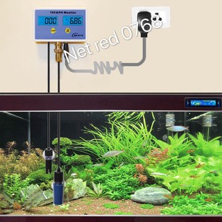 เครื่องวัดคุณภาพน้ำ สำหรับตู้ปลา วัดตะกอนและค่าความเป็นกรด-ด่าง TDS &amp; pH Meter