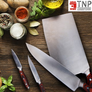 ชุดมีด  ชุดมีดทำครัว  ชุดมีดครัว  มีดครบชุด 4 ชิ้น KNIFE SET4 TNP-Thanapand (ฐานะภัณฑ์)