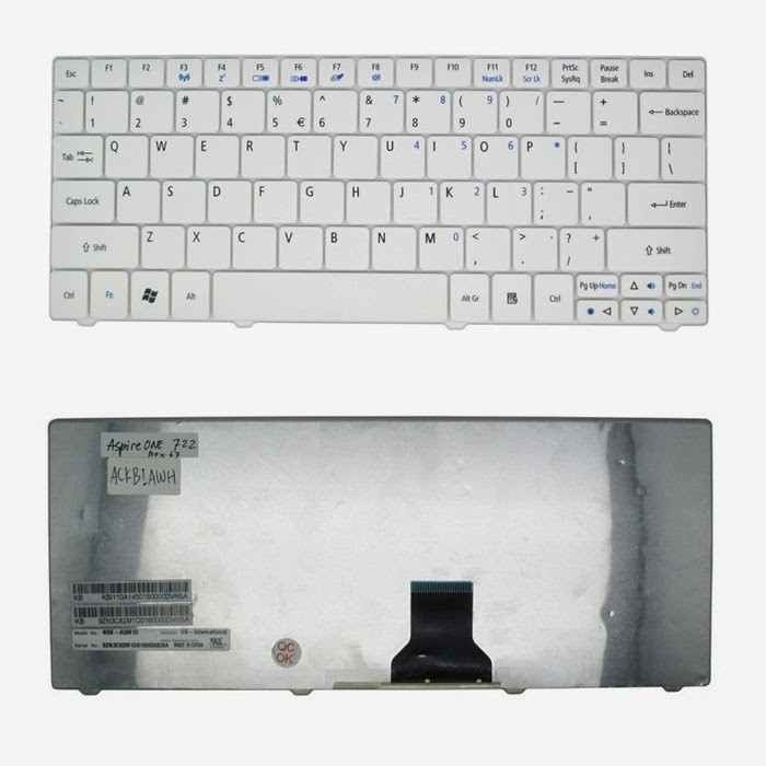 KB ACER Aspire AO721, AO721h, AO722 สีขาว