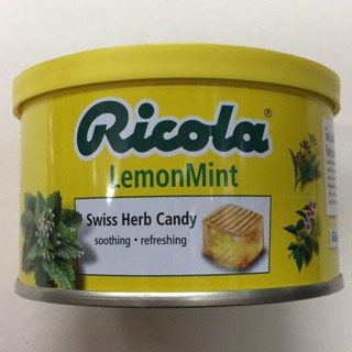 Ricola 100 กรัม มี 2 รส เลมอนมินท์ กับออริจินัลเฮิร์บ