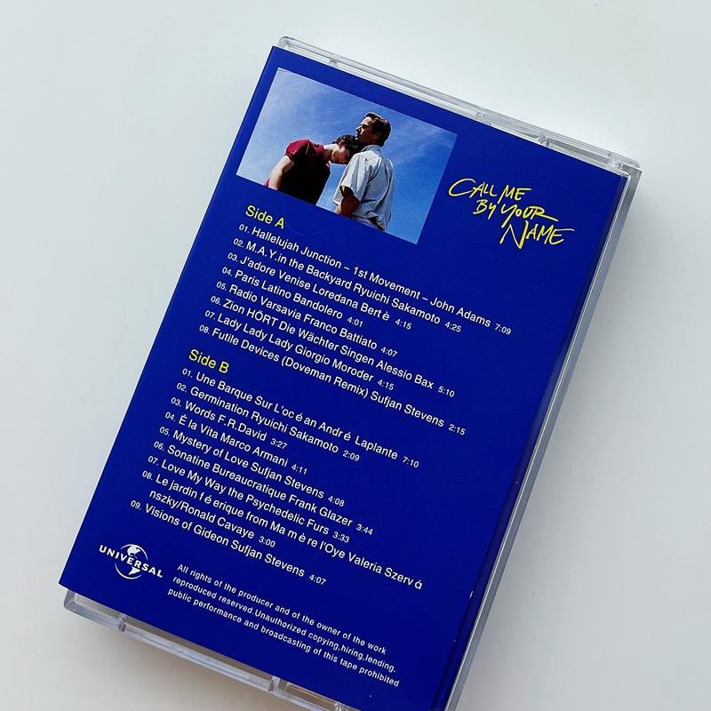 call me by your name cassette