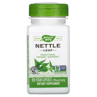 ช่วยขับปัสสาวะ ต่อมลูกหมากโต ใบตำแย Nettle Leaf , Urtica Dioica 435 mg, 100 Vegan Capsules