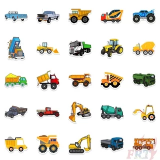 ❉ Vehicle Series 02 Cars Bus Truck Stickers ❉ 50Pcs/Set DIY Fashion Waterproof Doodle Decals Stickers