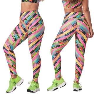 Zumba EST. 01 High Waisted Ankle Leggings (กางเกงเลกกิ้งออกกำลังกายซุมบ้า)