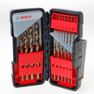 BOSCH ชุดดอกสว่าน HSS-Co 18ตัวชุด 2607017047