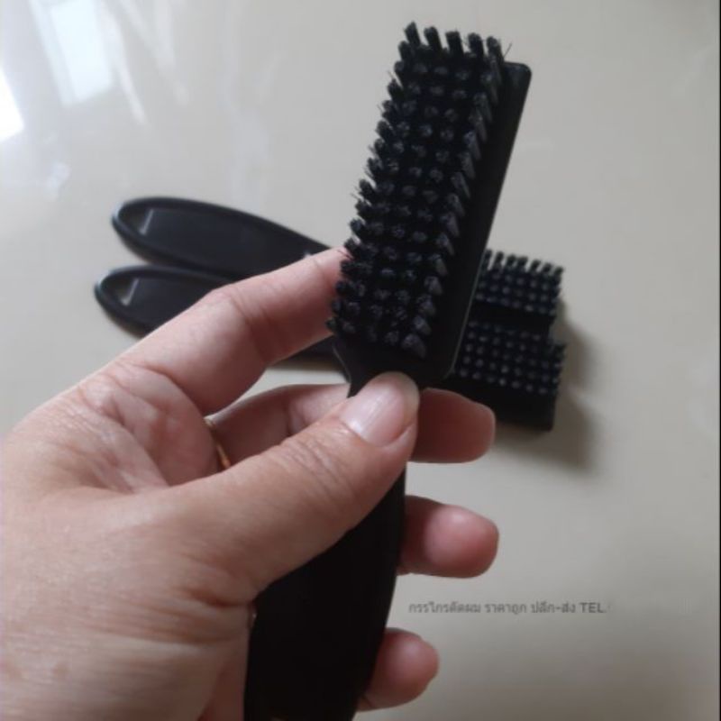 แปรงปัดผม ขนแข็ง💈90 สีดำ - รูปที่ 2