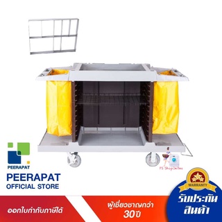 ส่งฟรี รถเข็นบริการห้องพัก รถเมด CSP-159 GUEST ROOM SERVICE CART GREY (D018)