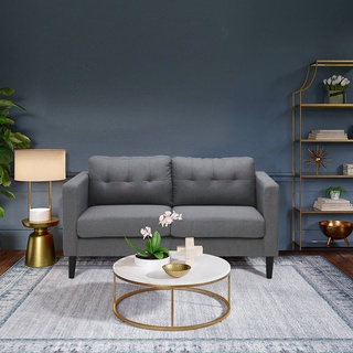 [กทม. 3-5 วัน ส่ง] SB Design Square โซฟา 2 ที่นั่ง รุ่น Lucksit สีเทา (148x86x84 ซม.) แบรนด์ SB FURNITURE